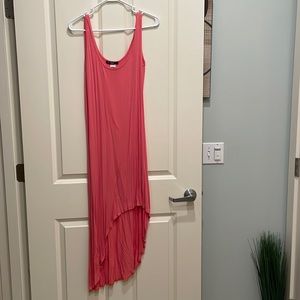 Summer asymmetrical dress, size medium